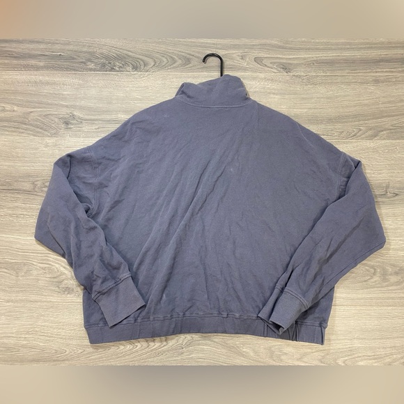 Vuori Sunnyside Half Zip Pullover Womens Large Blue Sweater Athleisure - Picture 8 of 9
